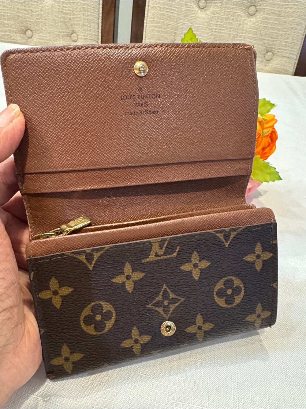 Authentic Louis Vuitton Compact Card Wallet